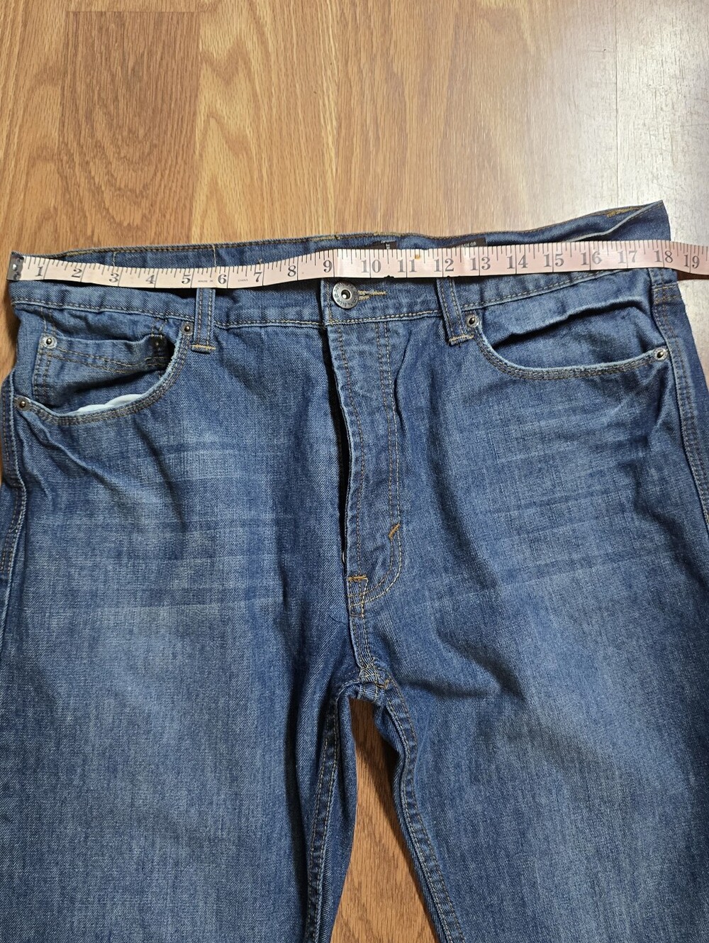 Men's Blue Denim Jeans Straight Fit